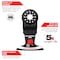 Diablo Diablo Starlock 2-1/2 in. W Bi-Metal Curved Contact Edge Oscillating Blade Nail-Embedded Wood 10 pk DOS250BW10 - alternate 3